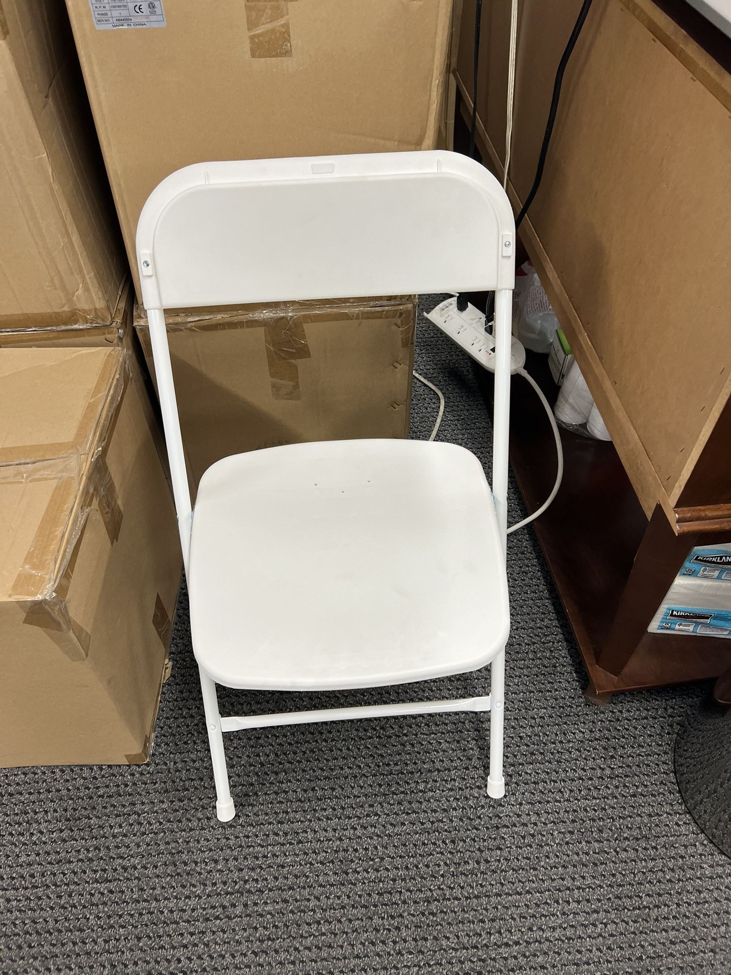 White Folding Chairs 