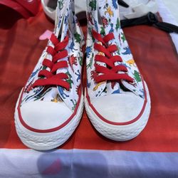 New Converse Dino Dinosaur Sneakers Shoes Youth 2