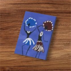 Small Hawaiian Dancing Flowers Painting 