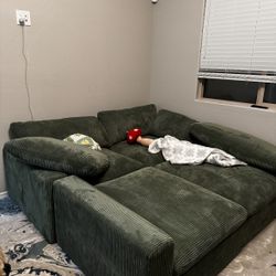 Corduroy Modular Couch 