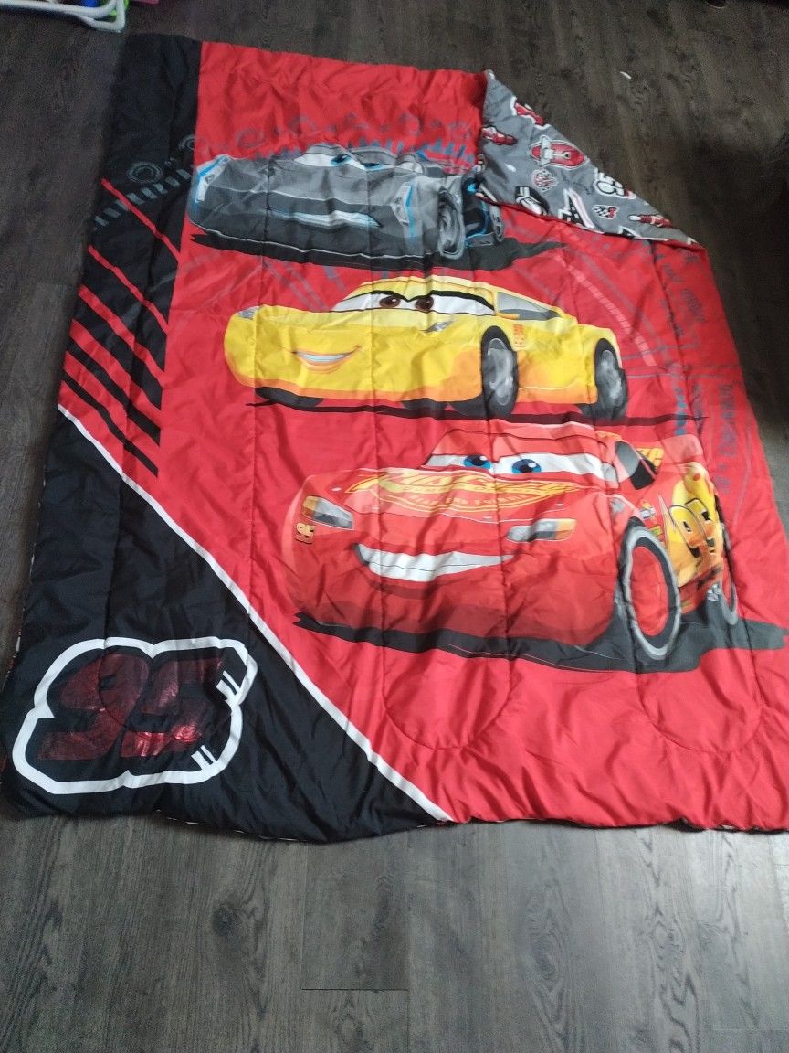 Disney Cars Twin Comforter And Sheet Set