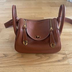 Hermes Mini Lindy Camel