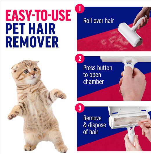 Popular reusable Pet Hair, Cat , Dog Hair Remover with 5 Colors Available 
