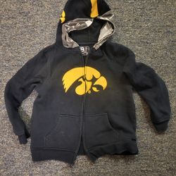 Boys Med J.America Iowa Hawkeyes zio uo hooded sweatshirt (broken zipper) Lot 16