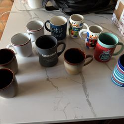Assortment of mugs