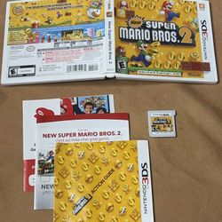 New Super Mario Bros. 2 (Nintendo 3DS, 2012) Complete Tested 