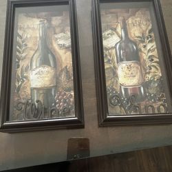 Beautiful Wine Frames 10 Dollars