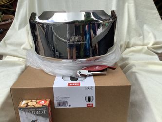 NIB Alessi Wine Noe Ice Cooler/Tub W/Alessi Parrot Corkscrew