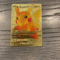 Pikachu v Gold HP190