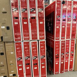 75 Tv TCL Smart 4k HDTV $55 Down On Financing Free Delivery 6 Month Warranty. 