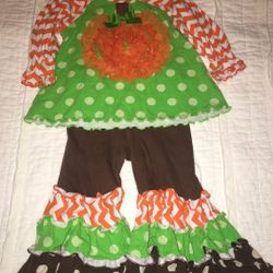 Boutique Girls 12 Month Halloween/Fall Outfit