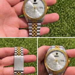 🔥Two-Tone Watch – Gold/Silver 