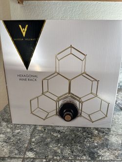 Vanessa Williams Hexagonal Wine Rack