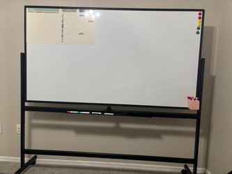 Large Rolling Whiteboard