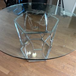 Glass Dining Table 