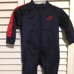 Navy Blue Red With Red Racer Stripe Toddler Tracksuit Onsies Outfit