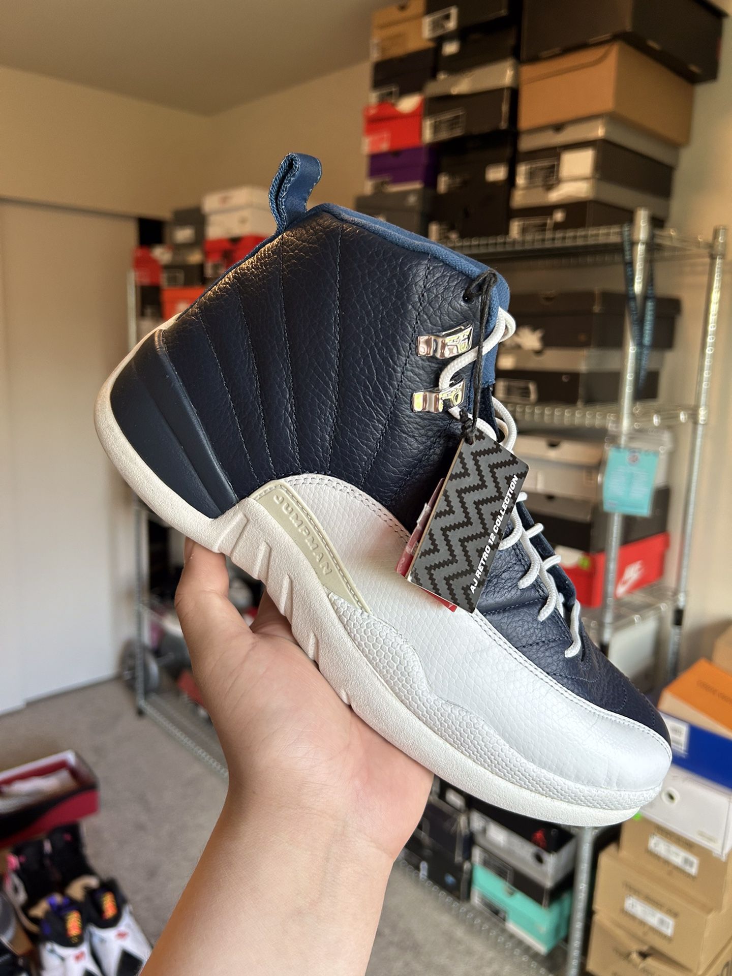 Jordan 12 Obsidian Size 10.5