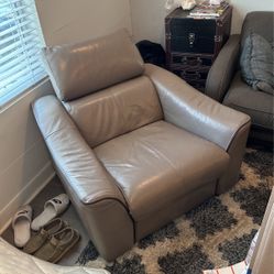 Electric Leather Reclining Chair 