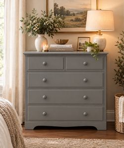 Refinished Solid Wood Dresser