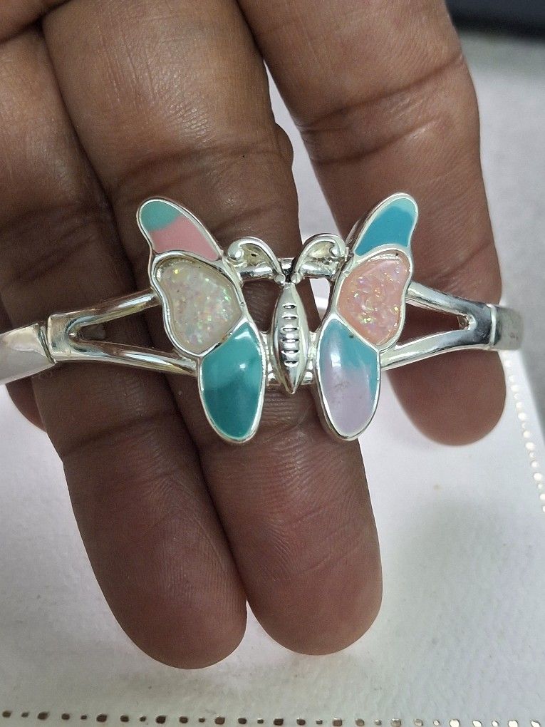 Multicolor Butterfly Stretchable Bracelet