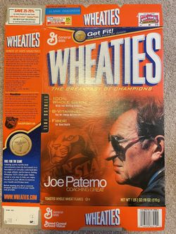 Wheaties Box 2004 With Joe Paterno