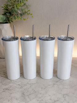 X4, 20 oz Stainless Steel Tumbler with Straw