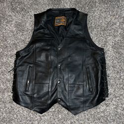 Leather Vest XL