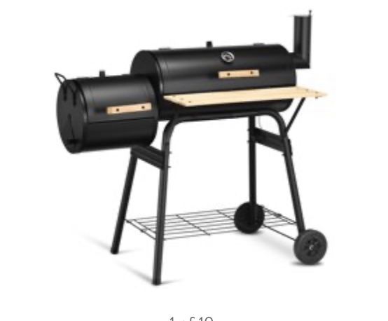 Costway Outdoor BBQ Grill/Smoker Charcoal