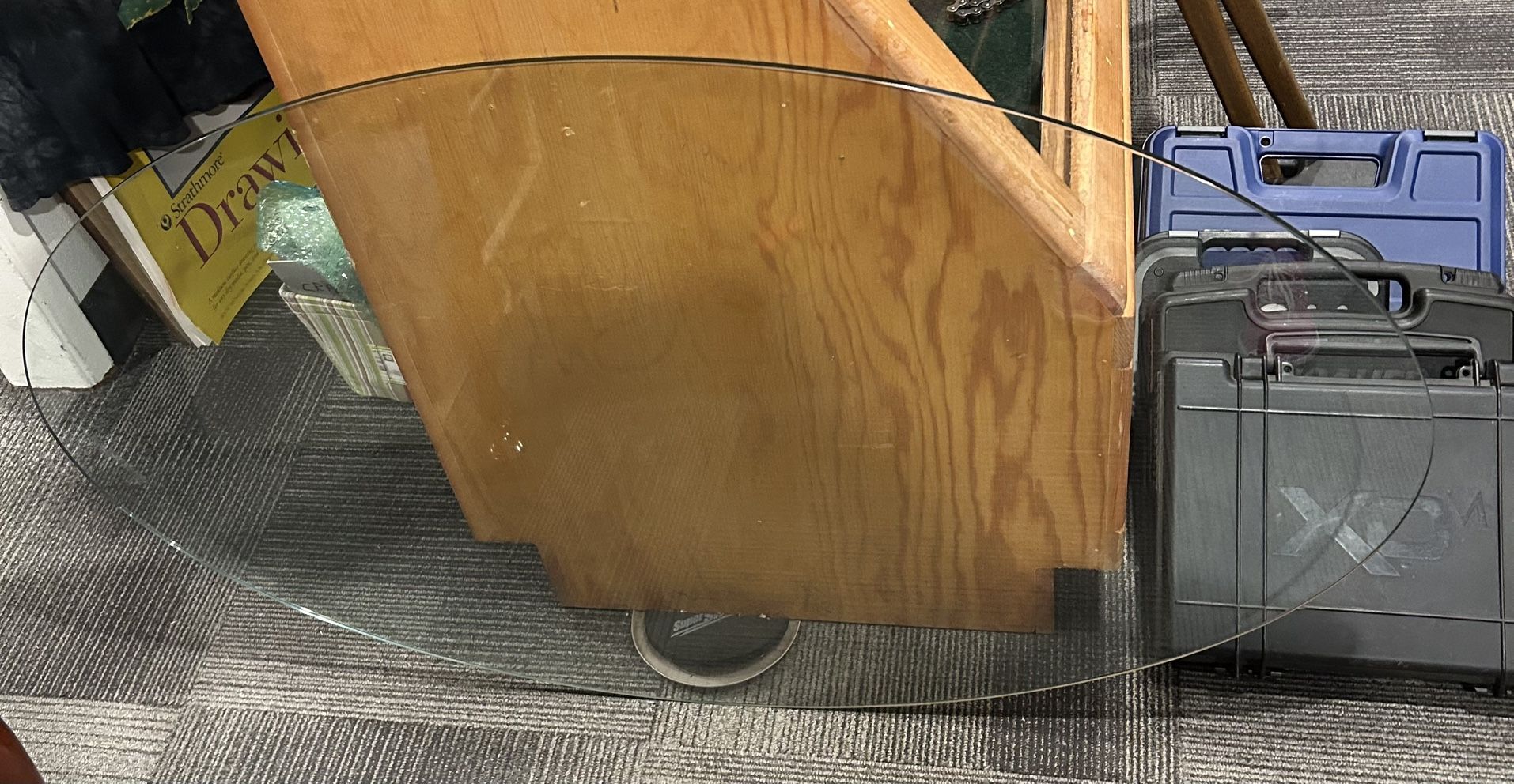 Oval Glass Table Top