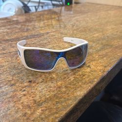 White Frame Bat Wolf Sunglasses 
