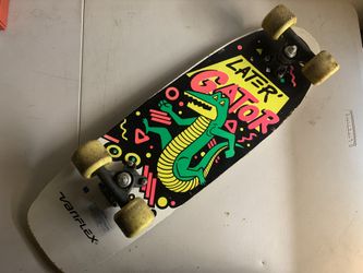 Variflex Vintage Skateboard Later Gator Rare