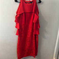 Large Off The Shoulders Red Dress