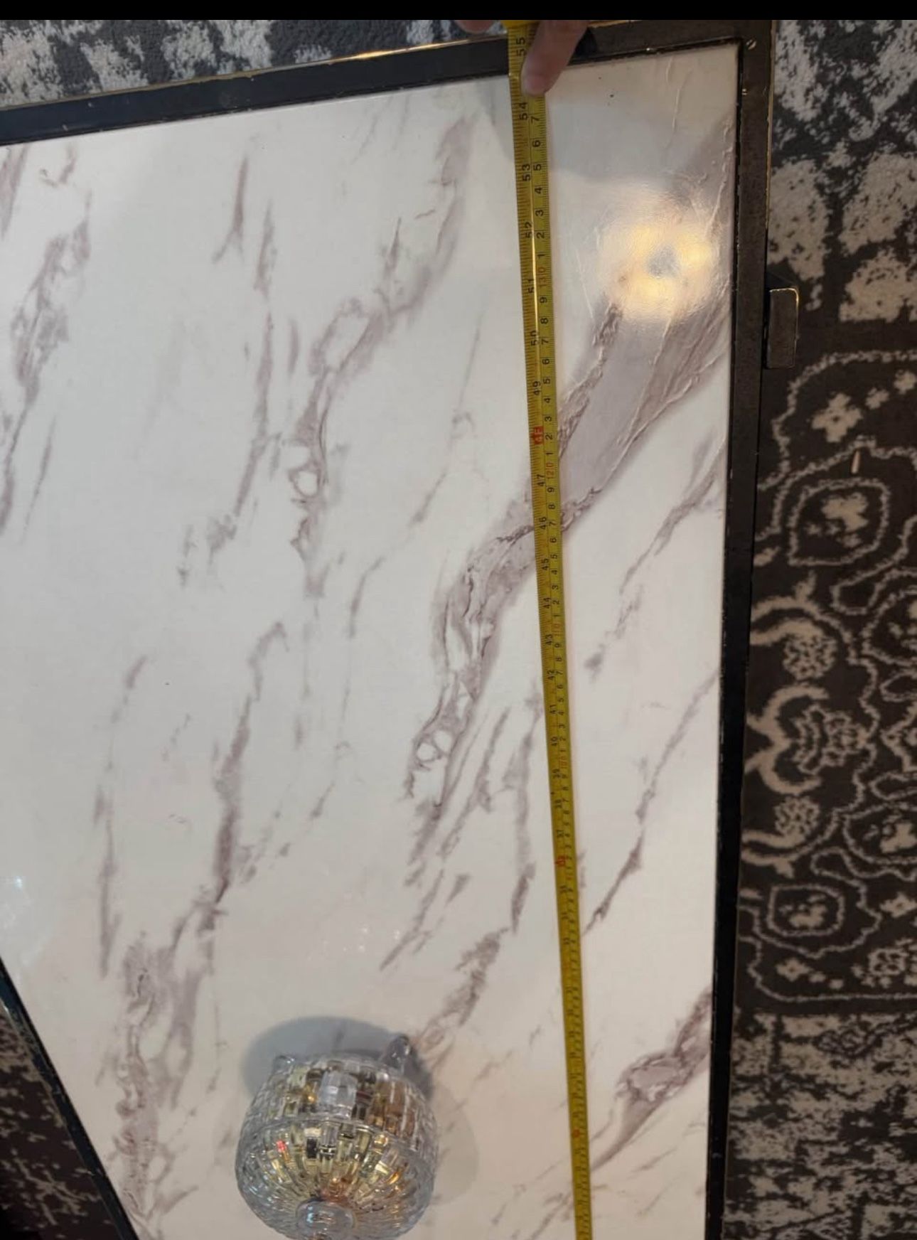 Marble And Glass Coffee Table