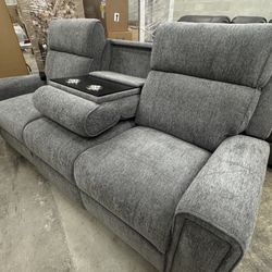 Power Recliner Sofa Headrest And Recliner 