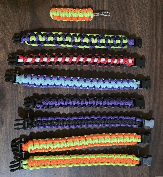 Paracord Custom Made To Order Braclets Keychains And More