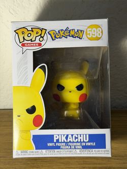 Funko Pop Pokémon Pikachu Figure - Yellow and Red  Pikachu vinyl figure by Funko. Bright yellow with red cheeks. Ideal for Pokémon enthusiasts.  Brand