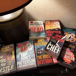8 James Patterson PaperBack Books Collection