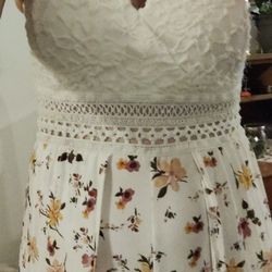 Shorts Jumpsuit With Full Length Skirting 
