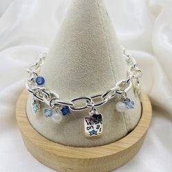 Charming Silver Charm Bracelet - Wish Upon a Star - NWT