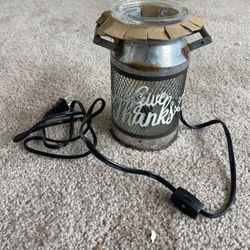 Give Thanks Scentsy Milk Can Wax Warmer