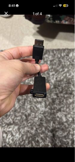 DisplayPort to HDMI Short Adapter Cable