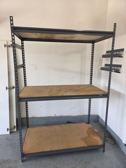 Industrial  metal shelves