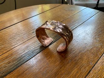 Huge Copper Cuff Bracelet 8”