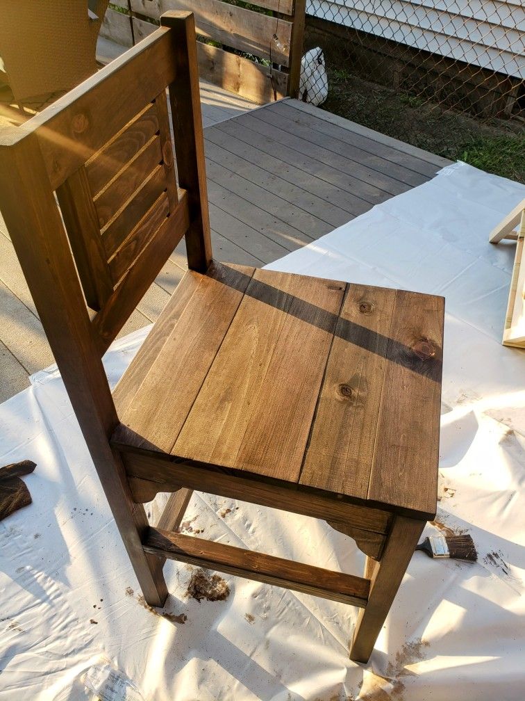 Custom - Dark Walnut Bar Stools