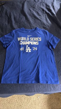 Los Angeles Dodgers 2024 World Series shirt as L
