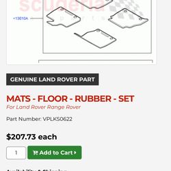 Range Rover Mats