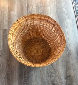 Vintage Woven Rattan Basket