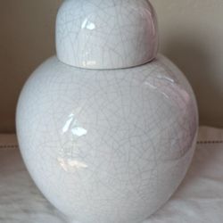 Vintage Ginger Jar - Crackle Finish