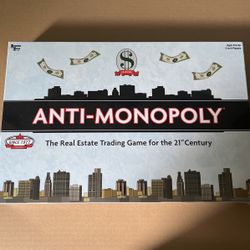 Anti Monopoly Brand New Sealed 2009