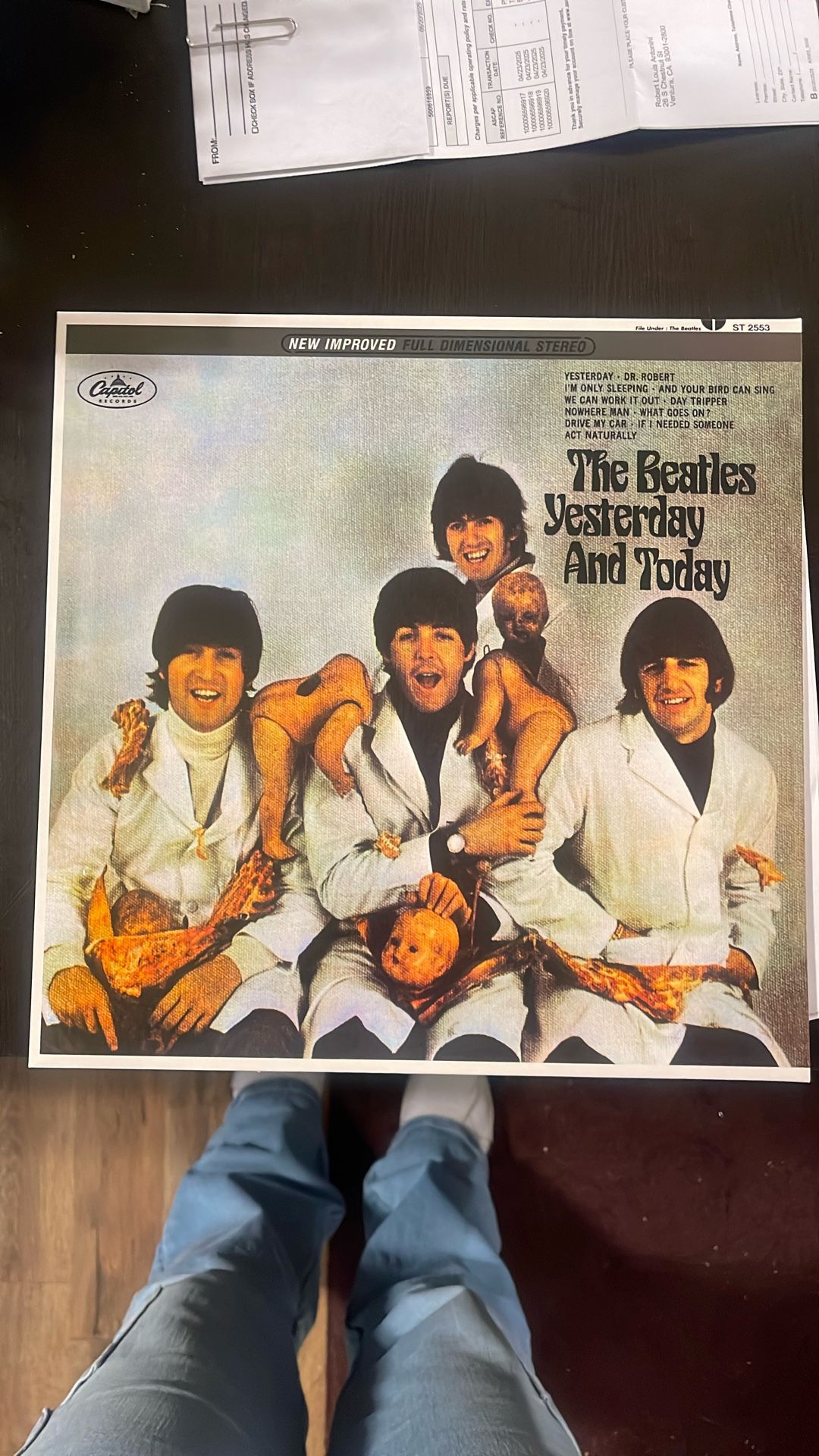 THE BEATLES YESTERDAY AND TODAY COLORED VINYL LP NEW!